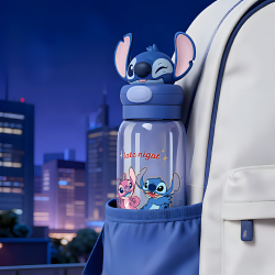 Stitch Plastic Water Bottle 550 ml